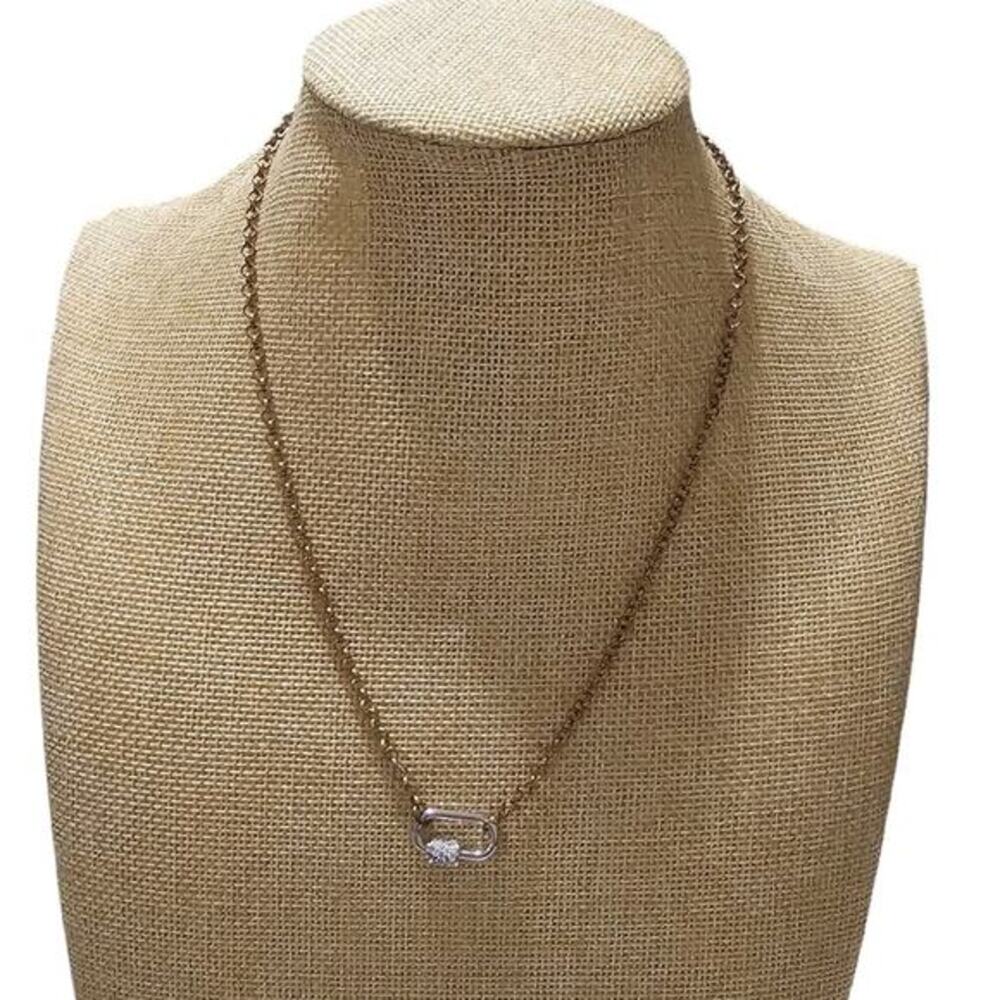 Gemelli Gold‎ and Silver Tone Necklace
